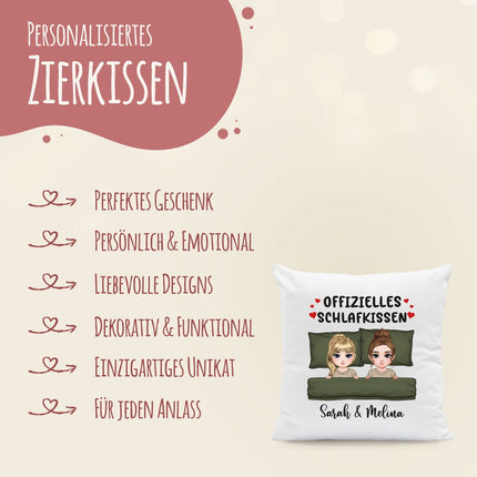 SEO. Personalisiertes Kissen mit Motiv - Offizielles Schlafkissen - Linkreich