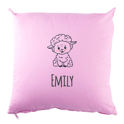 SEO. Personalisiertes Kissen mit Motiv - Tiere - Rosa Linkreich