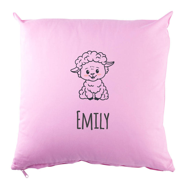 SEO. Personalisiertes Kissen mit Motiv - Tiere - Rosa Linkreich