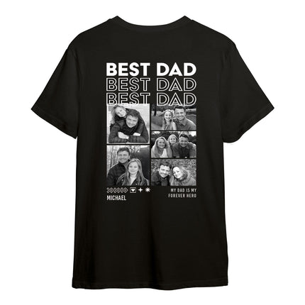 SEO. Personalisiertes Oversized T-Shirt - Dad - Schwarz Linkreich