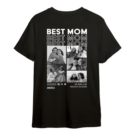 SEO. Personalisiertes Oversized T-Shirt - Mom - Weiss Linkreich