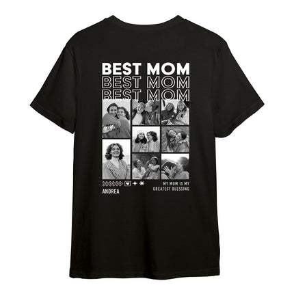 SEO. Personalisiertes Oversized T-Shirt - Mom - Schwarz Linkreich