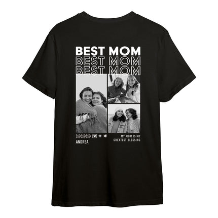 SEO. Personalisiertes Oversized T-Shirt - Mom - Weiss Linkreich
