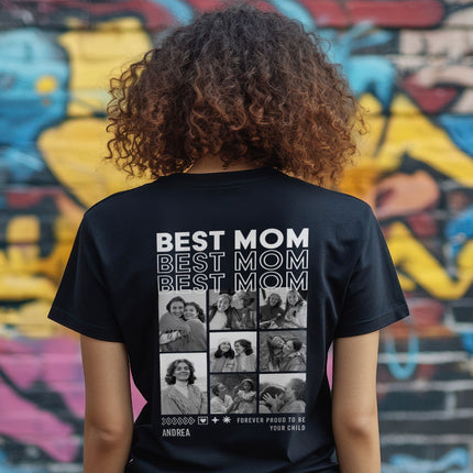 SEO. Personalisiertes Oversized T-Shirt - Mom - Schwarz Linkreich