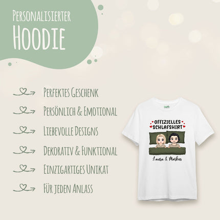 SEO. Personalisiertes Oversized T-Shirt - Offizielles Schlafshirt - Schwarz Linkreich