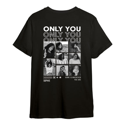 SEO. Personalisiertes Oversized T-Shirt - Only You - Schwarz Linkreich