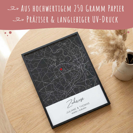 SEO. Personalisiertes Poster - Zuhause - Personalisiertes Geschenk - A4 Linkreich
