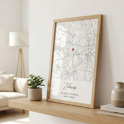 SEO. Personalisiertes Poster - Zuhause - Personalisiertes Geschenk - A4 Linkreich