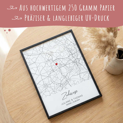 SEO. Personalisiertes Poster - Zuhause - Personalisiertes Geschenk - A4 Linkreich