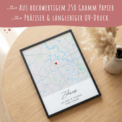 SEO. Personalisiertes Poster - Zuhause - Personalisiertes Geschenk - A4 Linkreich