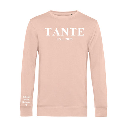 SEO. Personalisiertes Sweatshirt - Schriftzug - Altrosa Linkreich