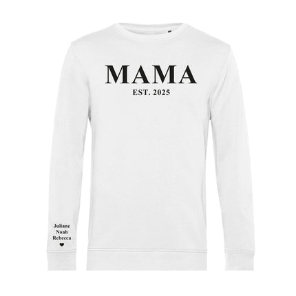 SEO. Personalisiertes Sweatshirt - Schriftzug - Weiß Linkreich