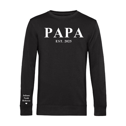 SEO. Personalisiertes Sweatshirt - Schriftzug - Schwarz Linkreich