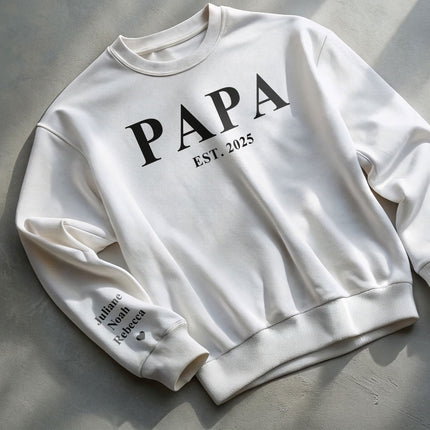 SEO. Personalisiertes Sweatshirt - Schriftzug - Altrosa Linkreich