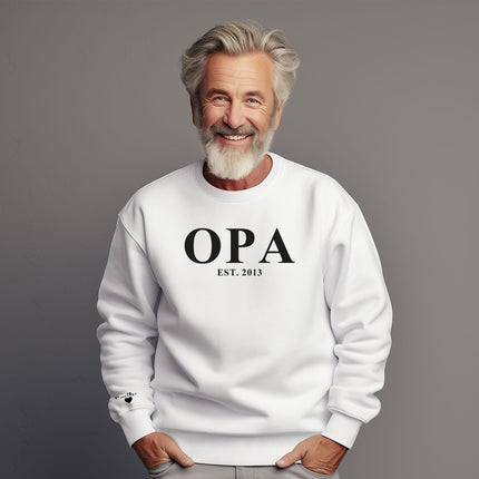 SEO. Personalisiertes Sweatshirt - Schriftzug - Altrosa Linkreich