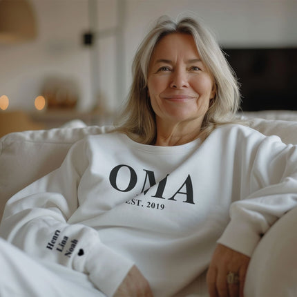 SEO. Personalisiertes Sweatshirt - Schriftzug - Altrosa Linkreich
