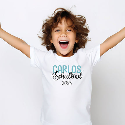 SEO. Personalisiertes T-Shirt für Kinder - Schulkind - Weiblich Linkreich