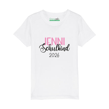 SEO. Personalisiertes T-Shirt für Kinder - Schulkind - Weiblich Linkreich