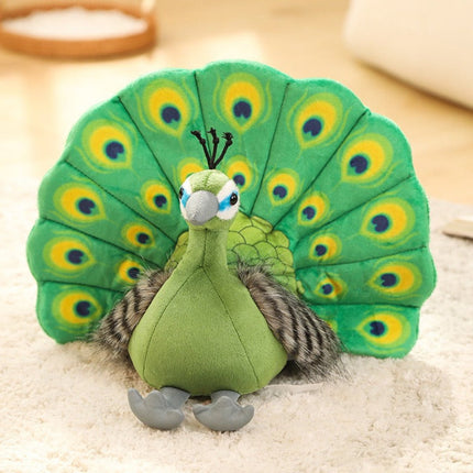 SEO. Pfau Kuscheltier - 25 cm Plüschtier Pfau Stofftier - Linkreich