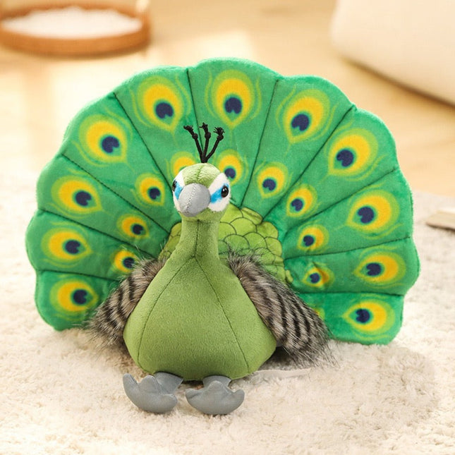 SEO. Pfau Kuscheltier - 25 cm Plüschtier Pfau Stofftier - Linkreich