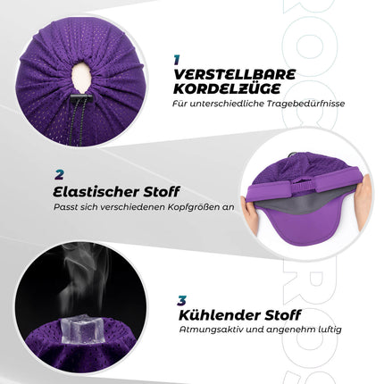 Pferdeschwanz Kappe UV - Schutz Sommer Unisex (Fahrrad Mütze) kaufen bei Linkreich – Jetzt entdecken!