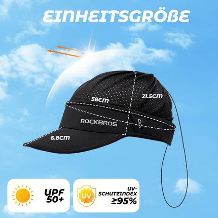 Pferdeschwanz Kappe UV - Schutz Sommer Unisex (Fahrrad Mütze) kaufen bei Linkreich – Jetzt entdecken!