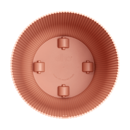 Pflanztopf Vibes Fold – Rosa – D35cm x H33cm – Moderner Blumentopf mit Rillenstruktur – Mit Wasserablauf & Rollen – Dekorativer Übertopf für große Zimmerpflanzen – Mobil & stilvoll (Plant) kaufen bei Linkreich – Jetzt entdecken!