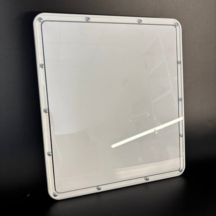 Starlink Mini Halterung mit Plexiglasscheibe & Spoiler für Wohnmobil Dach