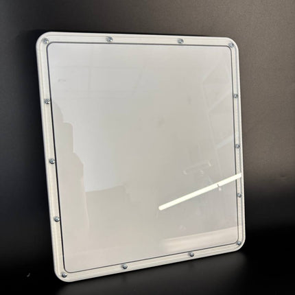 Starlink Mini Halterung mit Plexiglasscheibe & Spoiler für Wohnmobil Dach