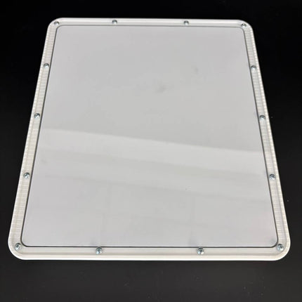 Starlink Mini Halterung mit Plexiglasscheibe & Spoiler für Wohnmobil Dach