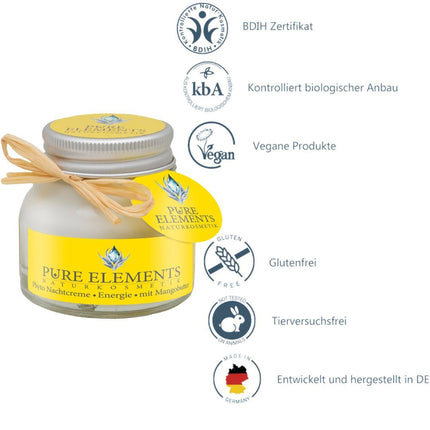 SEO. Phyto Nachtcreme •Energie• mit Mangobutter - Linkreich