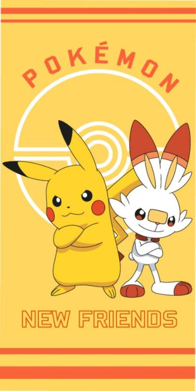 SEO. Pikachu Hopplo Pokemon Handtuch Strand Badetuch 70x140cm - Linkreich