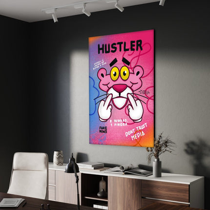 Pink Panther Hustler - Leinwandbild Pop Art (Canvas) kaufen bei Linkreich – Jetzt entdecken!