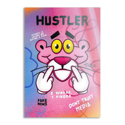 Pink Panther Hustler - Leinwandbild Pop Art (Canvas) kaufen bei Linkreich – Jetzt entdecken!