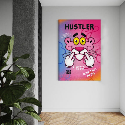 Pink Panther Hustler - Leinwandbild Pop Art (Canvas) kaufen bei Linkreich – Jetzt entdecken!