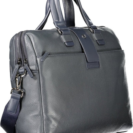 SEO. PIQUADRO Herren Accessoires – Aktentasche mit Griffen - Blau Linkreich