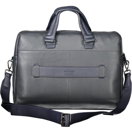 SEO. PIQUADRO Herren Accessoires – Aktentasche mit Griffen - Blau Linkreich