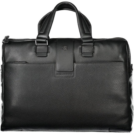 SEO. PIQUADRO Herren Accessoires – Aktentasche mit Griffen - Schwarz Linkreich