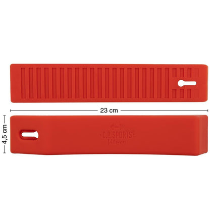 SEO. Plate Pads / Gummikeile zum Ablegen der Hantelscheiben - C.P. Sports - G2002 - Rot Linkreich