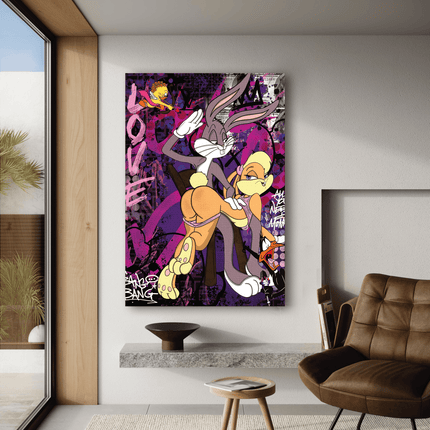 Playing Bugs B. - Leinwandbild Pop Art (Canvas) kaufen bei Linkreich – Jetzt entdecken!