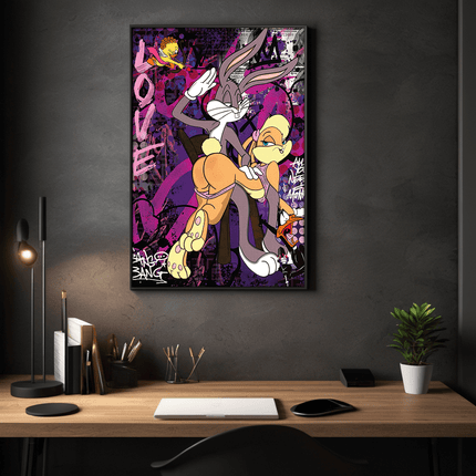 Playing Bugs B. - Leinwandbild Pop Art (Canvas) kaufen bei Linkreich – Jetzt entdecken!