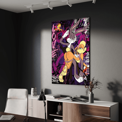 Playing Bugs B. - Leinwandbild Pop Art (Canvas) kaufen bei Linkreich – Jetzt entdecken!