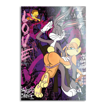 Playing Bugs B. - Leinwandbild Pop Art (Canvas) kaufen bei Linkreich – Jetzt entdecken!