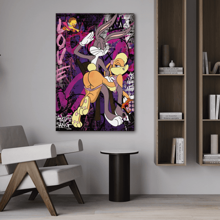 Playing Bugs B. - Leinwandbild Pop Art (Canvas) kaufen bei Linkreich – Jetzt entdecken!