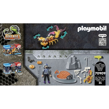 PLAYMOBIL Dino Rise – Feuerskorpion & Ian | Action - Set mit Zubehör | ab 5 Jahren (Playmobil Dino Rise 70909) kaufen bei Linkreich – Jetzt entdecken!