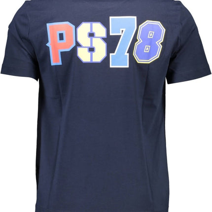 SEO. PLEIN SPORT Herren T-Shirt Blau – Kurzarm mit Druck | soulluna.de - Weiß Linkreich