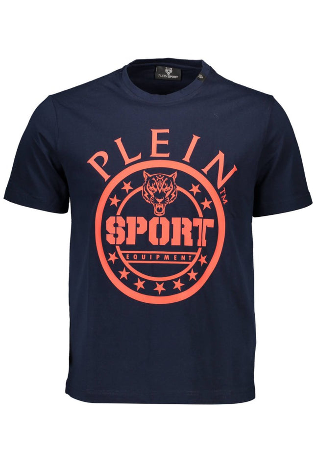 SEO. Plein Sport Kurzarm-T-Shirt Herren Blau - Blau Linkreich