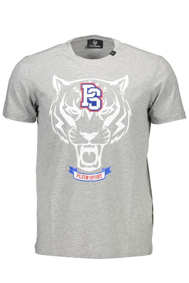 SEO. Plein Sport Kurzarm - T-Shirt Herren Grau - Grau Linkreich
