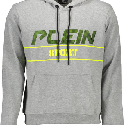 SEO. PLEIN SPORT Sweatshirt Herren – Kapuzenpullover aus Italien für Herbst/Winter - Grau Linkreich