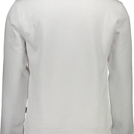 SEO. PLEIN SPORT Sweatshirt Herren mit Zip – Weißes Logo - Sweatshirt für Herbst/Winter - Weiß Linkreich